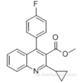 3-kinolinkarboxylsyra, 2-cyklopropyl-4- (4-fluorofenyl), metylester CAS 121659-86-7
